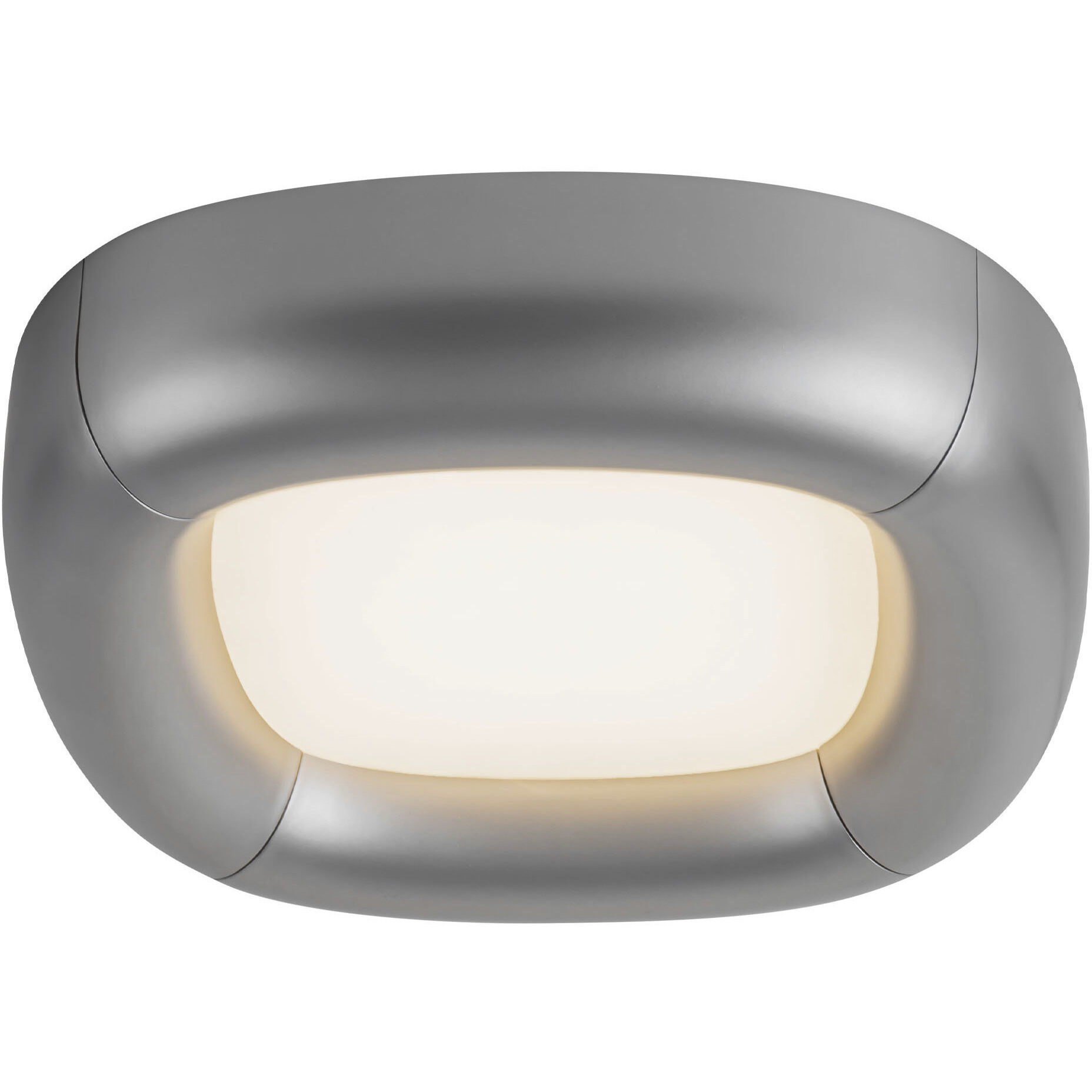 Folio 14.5 inch Space Gray Flush Mount Ceiling Light