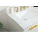 Blake 60 X 22 X 34 inch White Vanity Sink Set