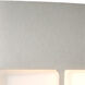Quad 1 Light 10 inch Silver ADA Wall Sconce Wall Light