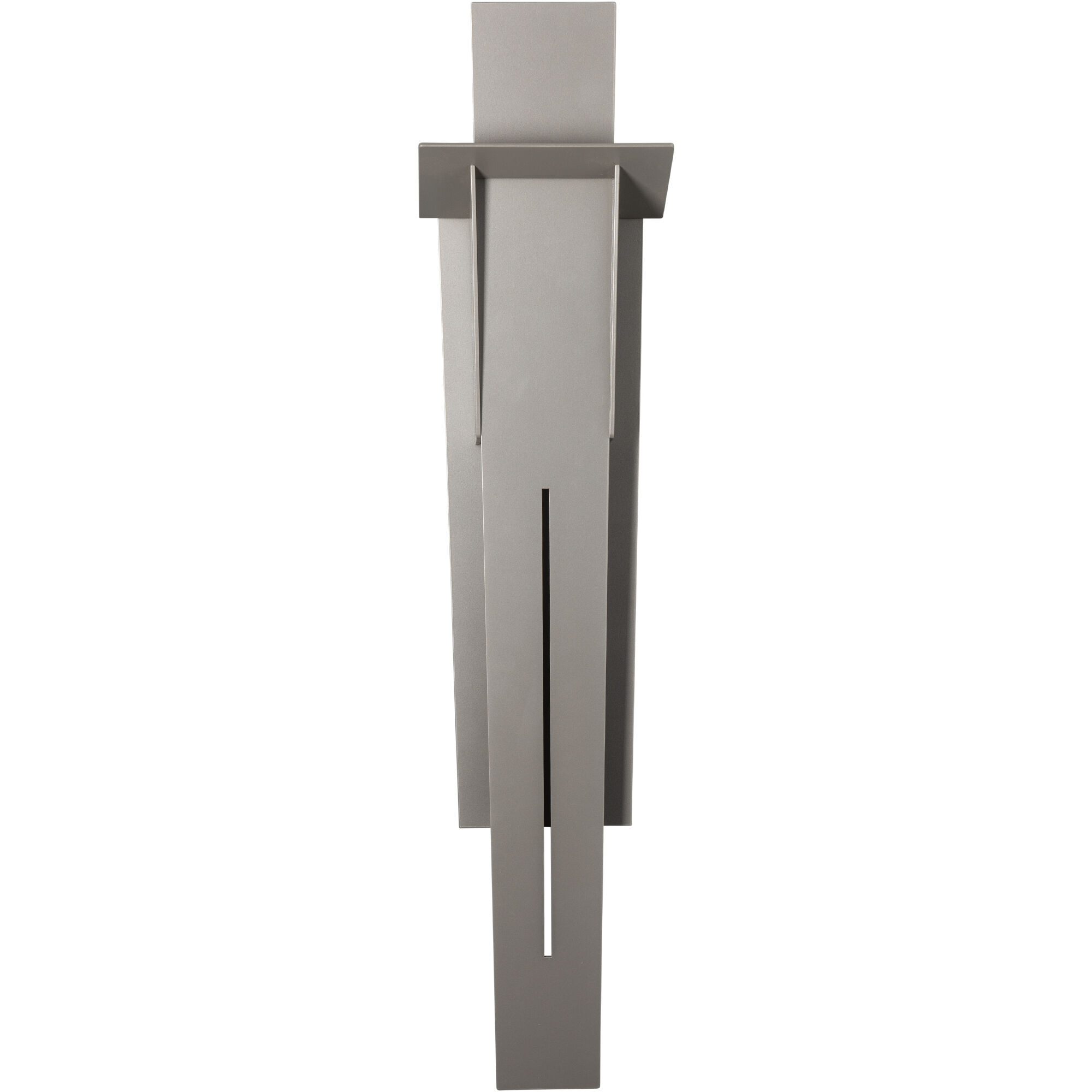 Linea 2 Light 31.3 inch Coastal Burnished Steel Outdoor Wall Sconce