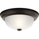 Independence 2 Light 11 inch Olde Bronze Flush Mount Light Ceiling Light