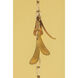 Victoria 1 Light 9 inch Vintage Gold Leaf Pendant Ceiling Light