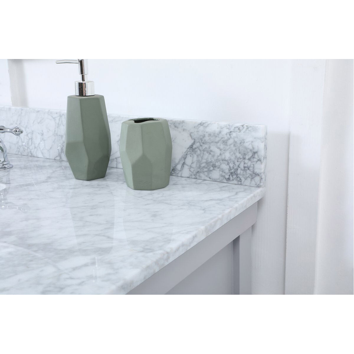 Clement 48 X 22 X 34.13 inch Grey Bathroom Vanity Cabinet