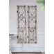 Chalet Distressed White Wall D&eacute;cor
