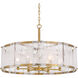 Veil 6 Light 28 inch Legacy Brass Pendant Ceiling Light