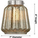 Chatham 4 Light 33.5 inch Satin Gold Bath Vanity Light Wall Light in Mercury Glass
