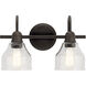 Avery 2 Light 15 inch Olde Bronze Wall Mt Bath 2 Arm Wall Light