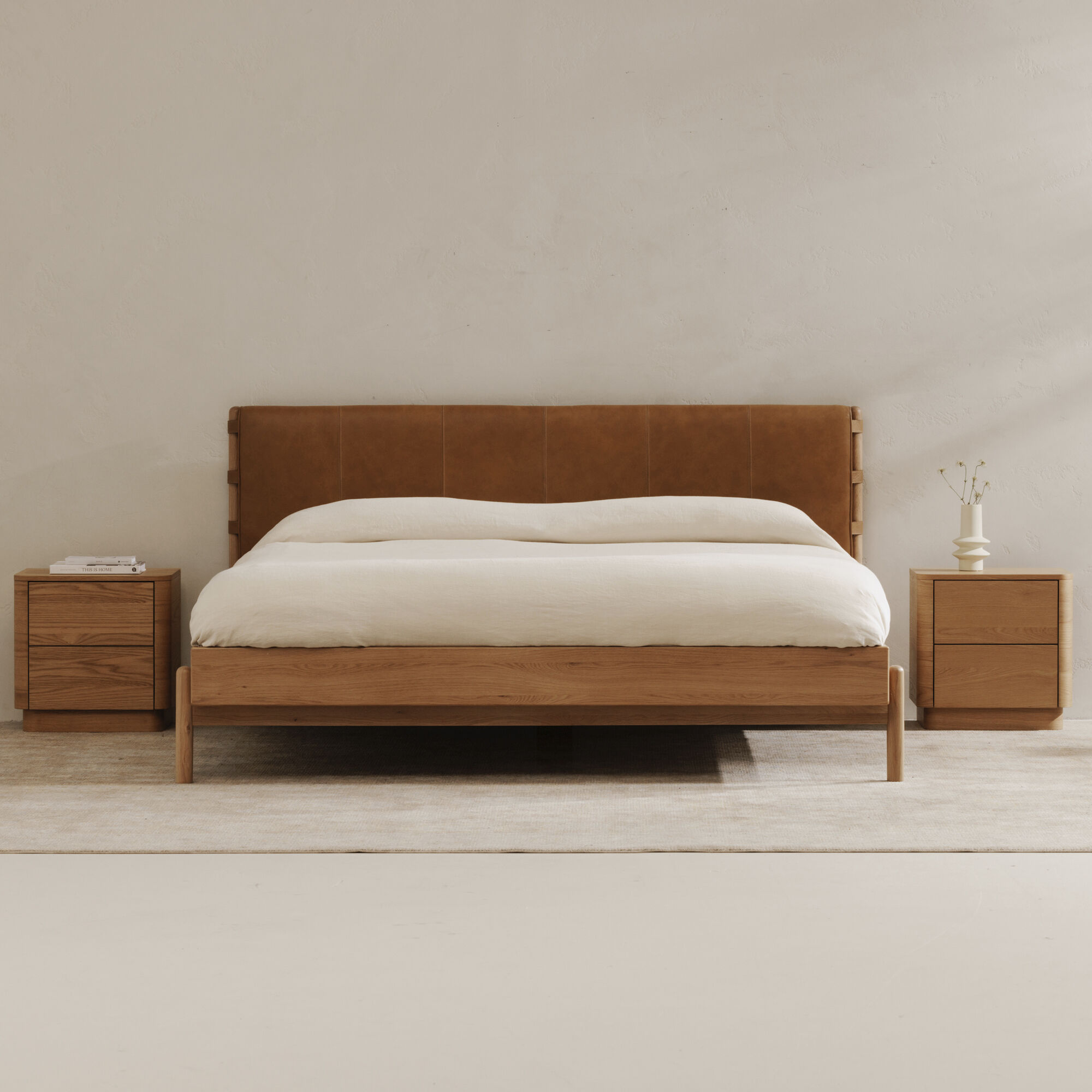 Colby Natural Bed, Queen