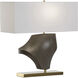 Zion 16 inch 100.00 watt Brown Table Lamp Portable Light
