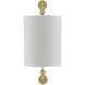 Tavey 1 Light 8 inch Contemporary Gold Leaf ADA Wall Sconce Wall Light