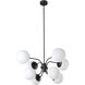 Moultrie 8 Light 33 inch Black Pendant Ceiling Light