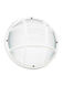 Bayside 1 Light 5 inch White Outdoor Wall Or Ceiling Flush Mount
