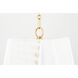 Verona Beach 1 Light 13.75 inch Aged Brass Pendant Ceiling Light, Square/Rectangle