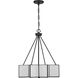 Reiling 3 Light 20 inch Matte Black Pendant Ceiling Light