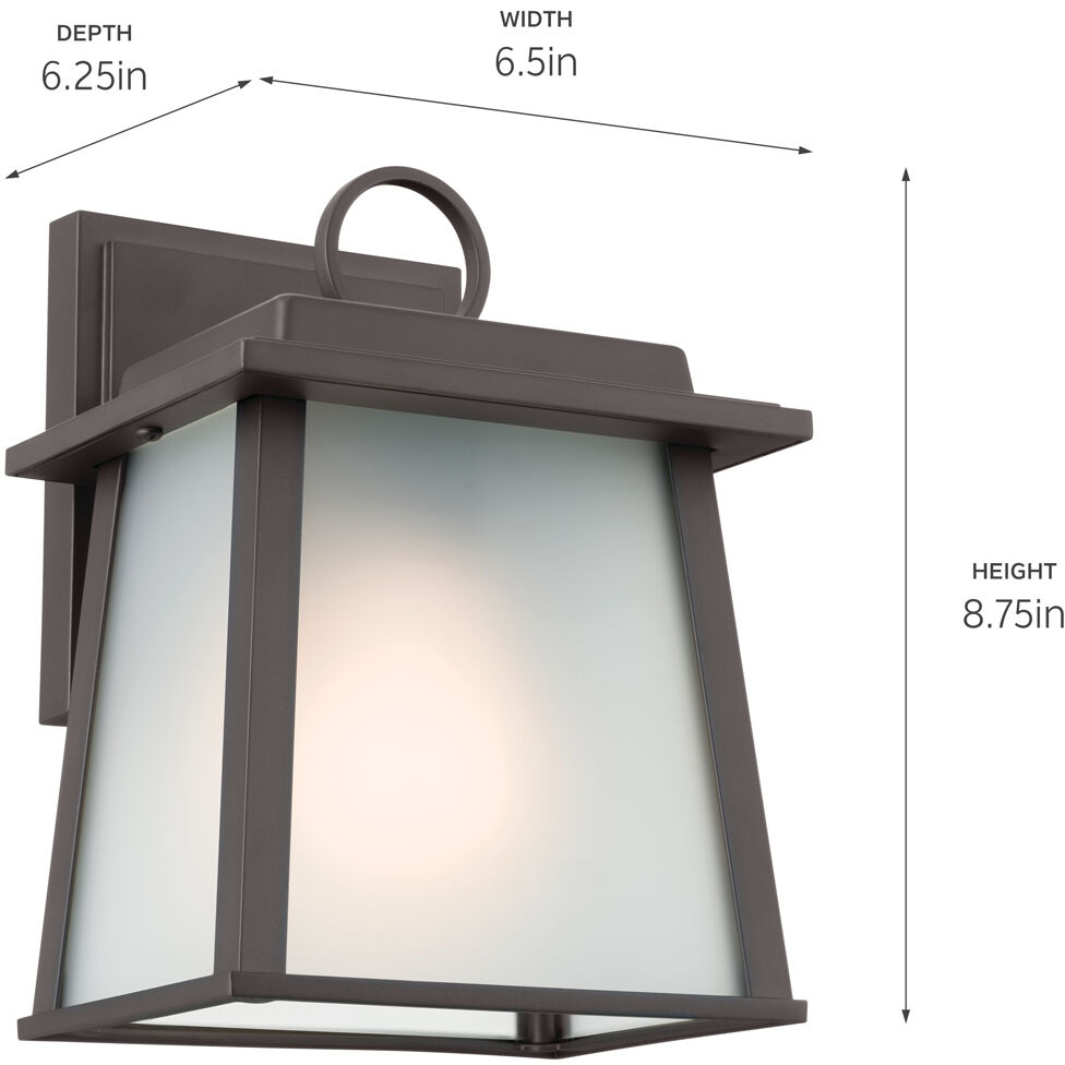 Noward 1 Light 8.75 inch Olde Bronze Outdoor Wall Sconce, Small