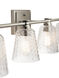 Eileen 3 Light 24 inch Brushed Nickel Wall Mt Bath 3 Arm Wall Light in Incandescent