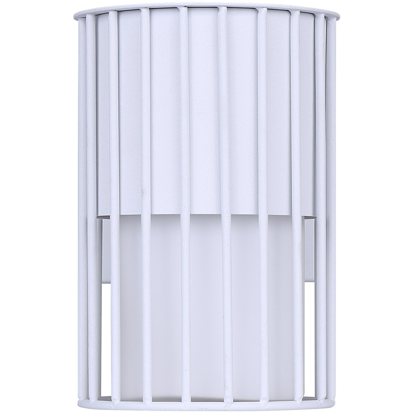 Javon LED 7 inch White Outdoor Lantern