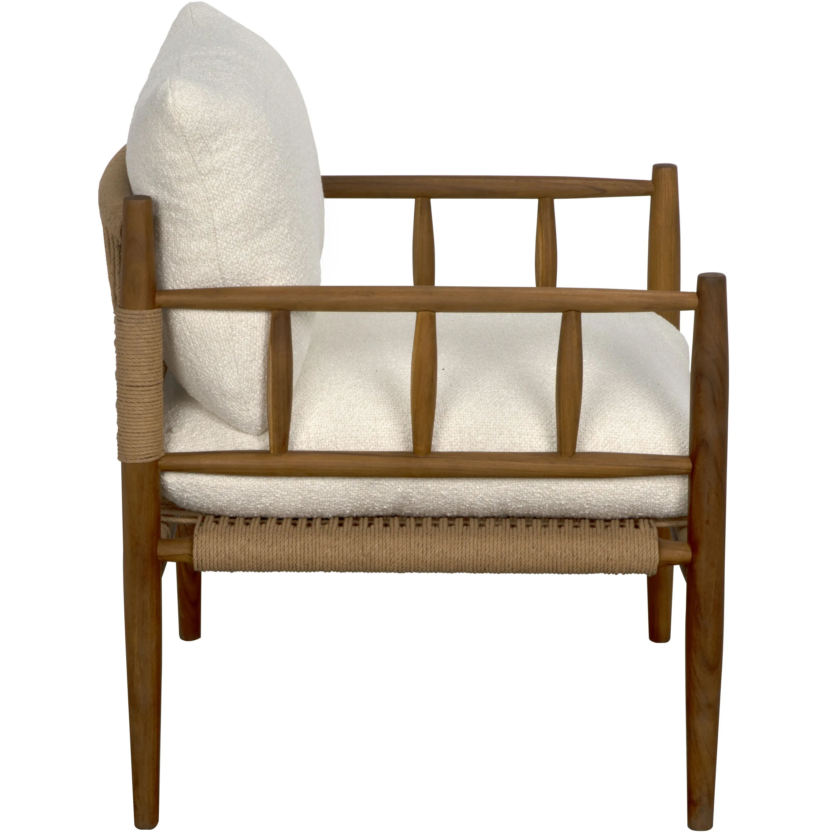 Giuseppe Clear Coat Flat Occasional Chair