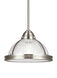 Pratt Street Prismatic 1 Light 11 inch Brushed Nickel Pendant Ceiling Light