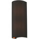 Sentosa 2 Light 5 inch Black ADA Wall Sconce Wall Light