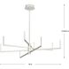 Pivot LED LED 40 inch Burnished Nickel Chandelier Ceiling Light, Progress LED