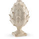 Chelsea House Antique White Glaze/Hand Made Artichoke Accent, Large