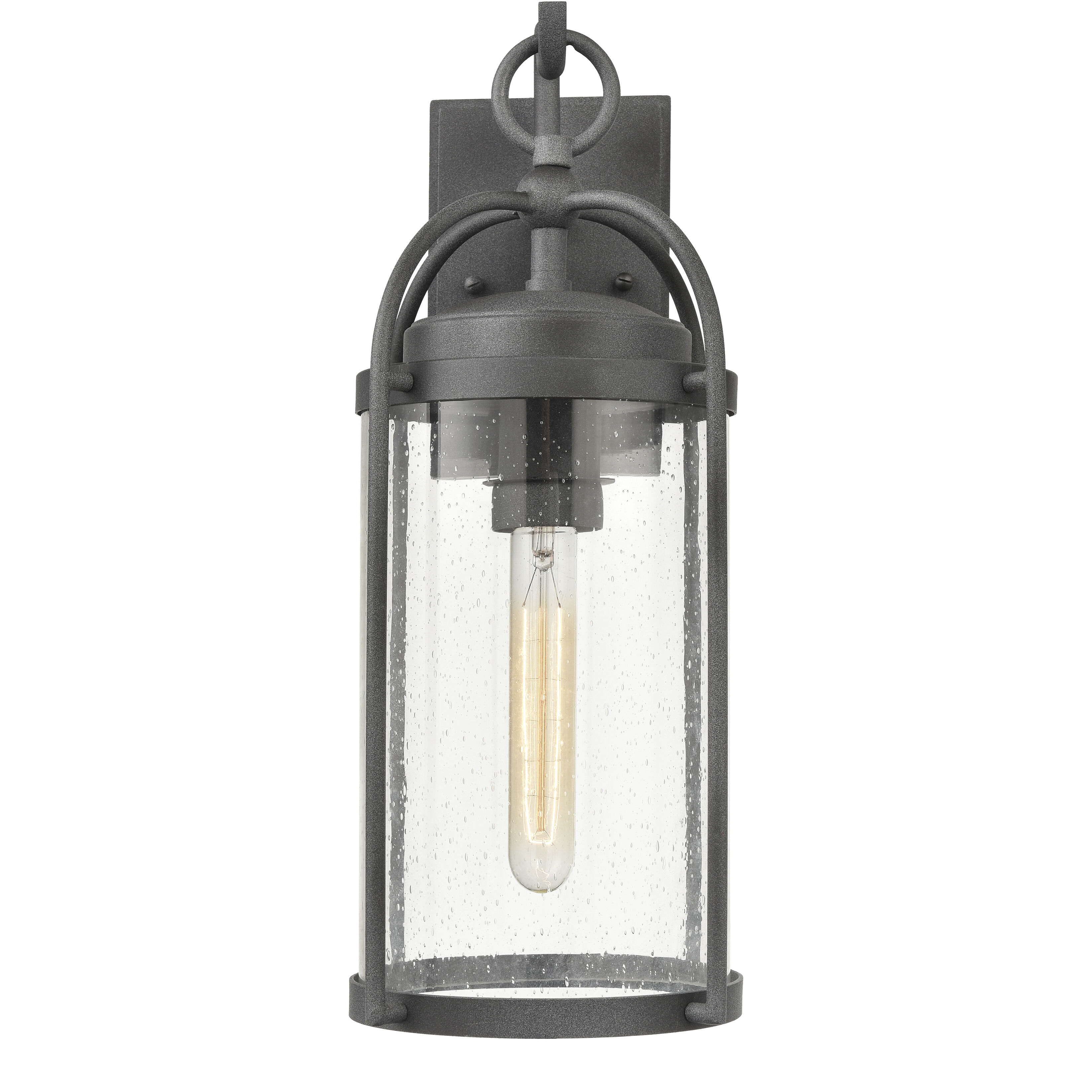 Catalonia 1 Light 17.5 inch Distressed Zinc Outdoor Wall Sconce