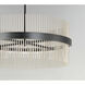 Chimes WiZ LED 33.75 inch Black and Satin Nickel Single Pendant Ceiling Light