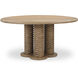 Treccia 60 X 60 inch Natural Dining Table