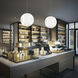 Honeymooner LED 20 inch Black Pendant Ceiling Light, dweLED