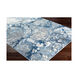 Aberdine 90 X 62 inch Bright Blue/Navy/Medium Gray/Pale Blue/Cream/Black Rugs in 5 x 8, Rectangle