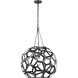 AH by Alexa Hampton Feccetta 1 Light 20.5 inch Midnight Black Pendant Ceiling Light