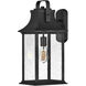 Grant Outdoor Wall Mount Lantern in Textured Black