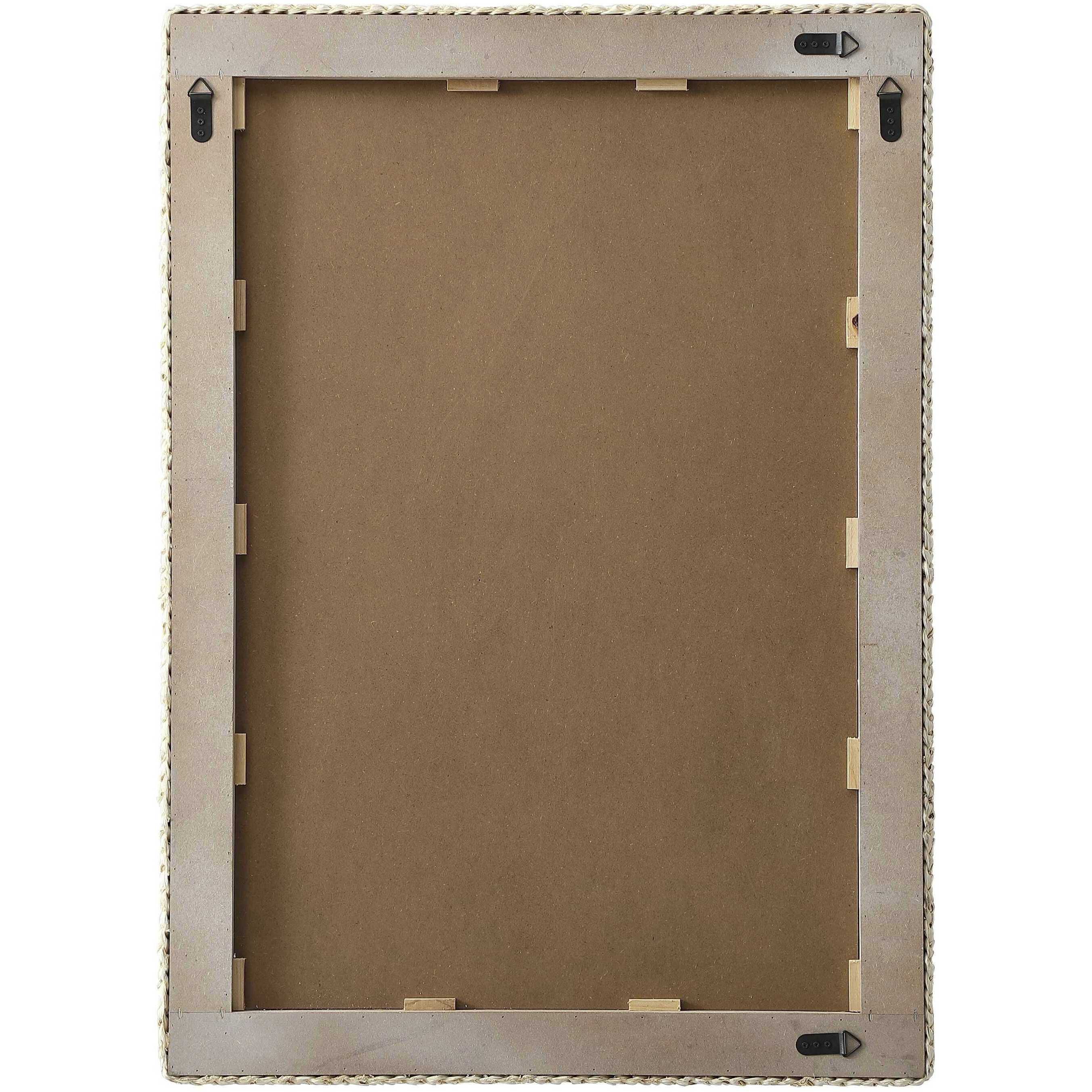 Marlowe 42 X 30 inch Linen White Mirror