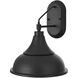 Elian 1 Light 13.5 inch Black Outdoor Wall Sconce