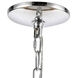 Crystique 6 Light 20 inch Polished Chrome Chandelier Ceiling Light