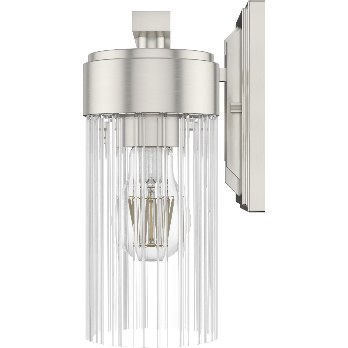 Gatz 4 Light 31.5 inch Brushed Nickel Vanity Light Wall Light