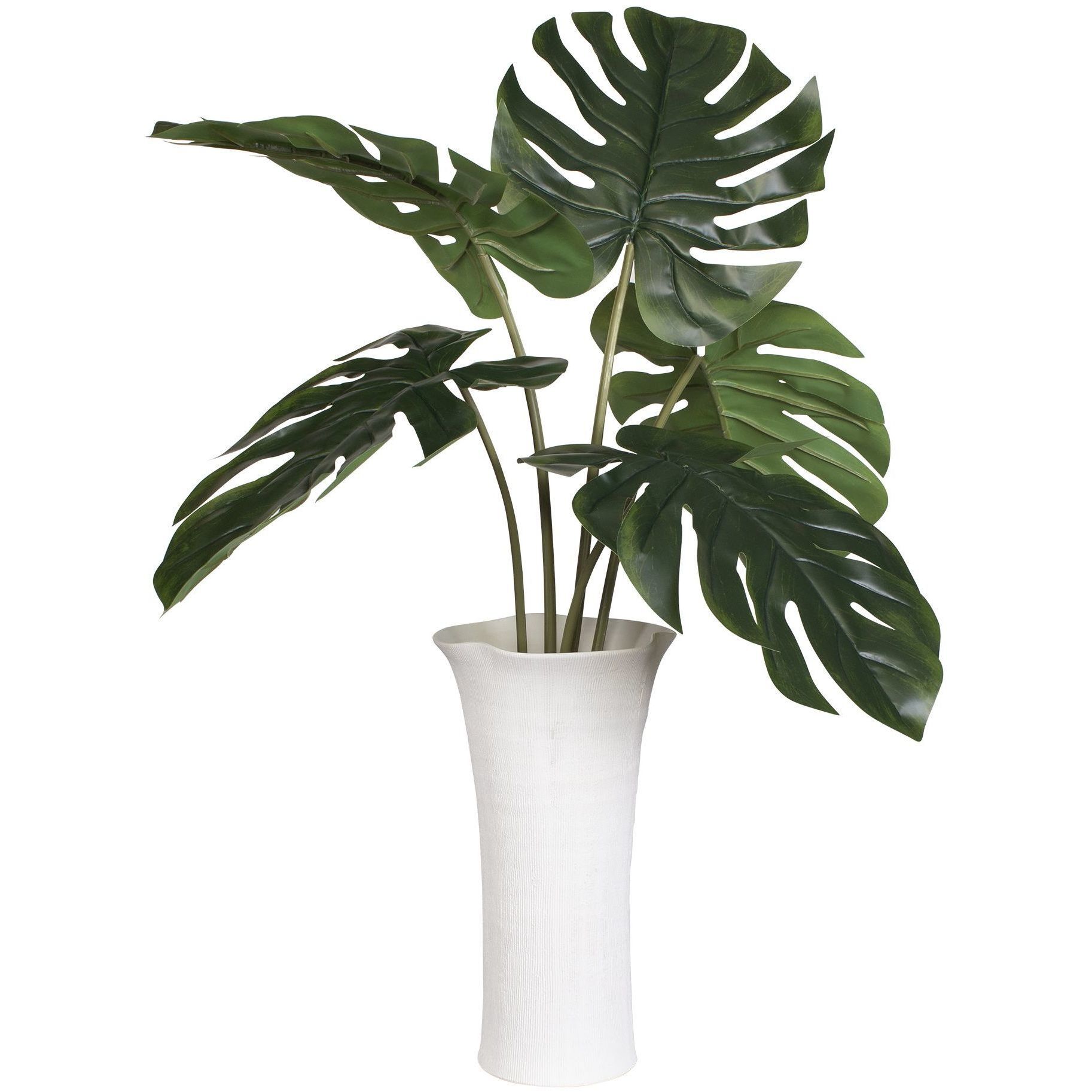 Muse White and Green Vase Centerpiece