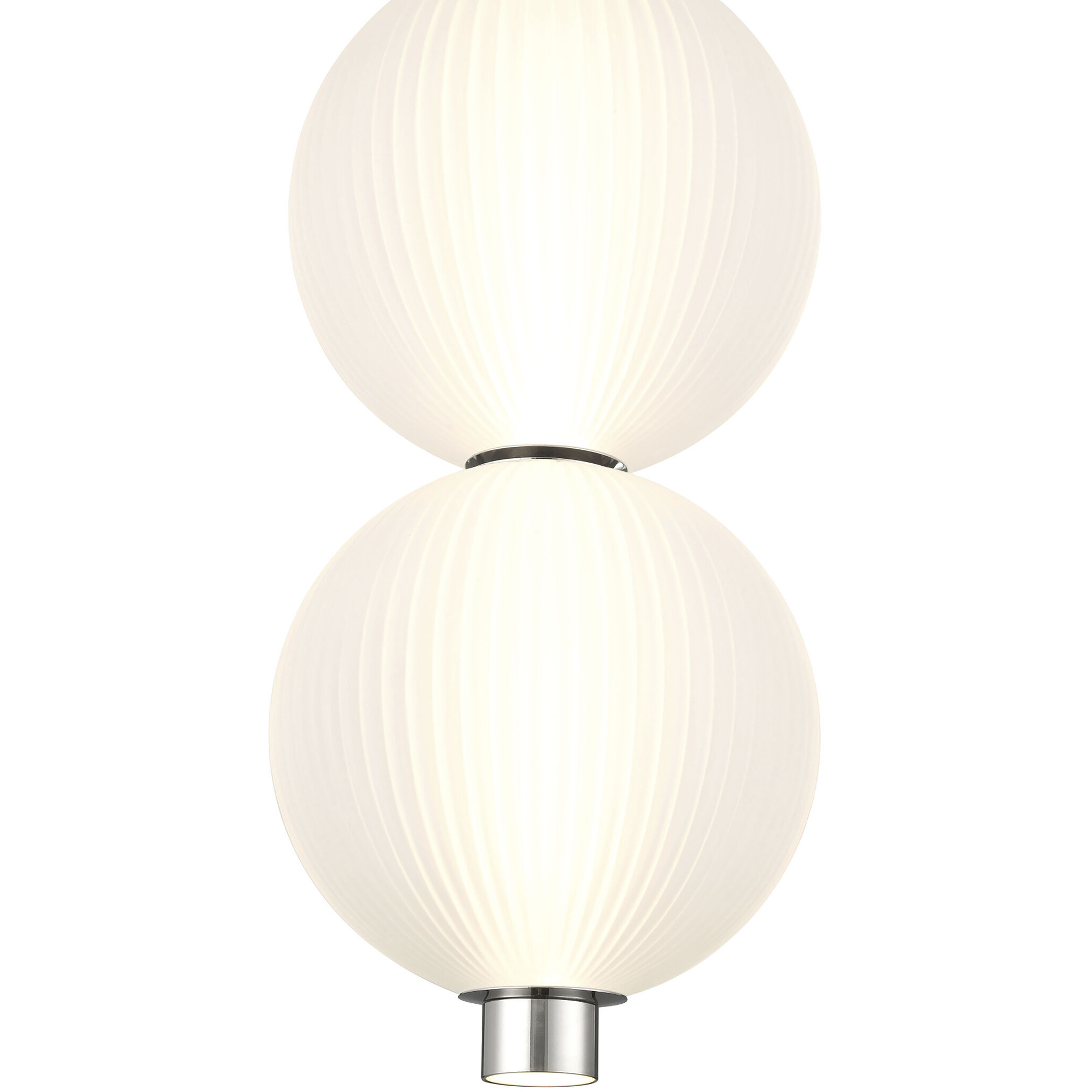 Palmas 2 Light 6 inch Polished Nickel Mini Pendant Ceiling Light