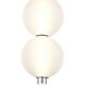 Palmas 2 Light 6 inch Polished Nickel Mini Pendant Ceiling Light