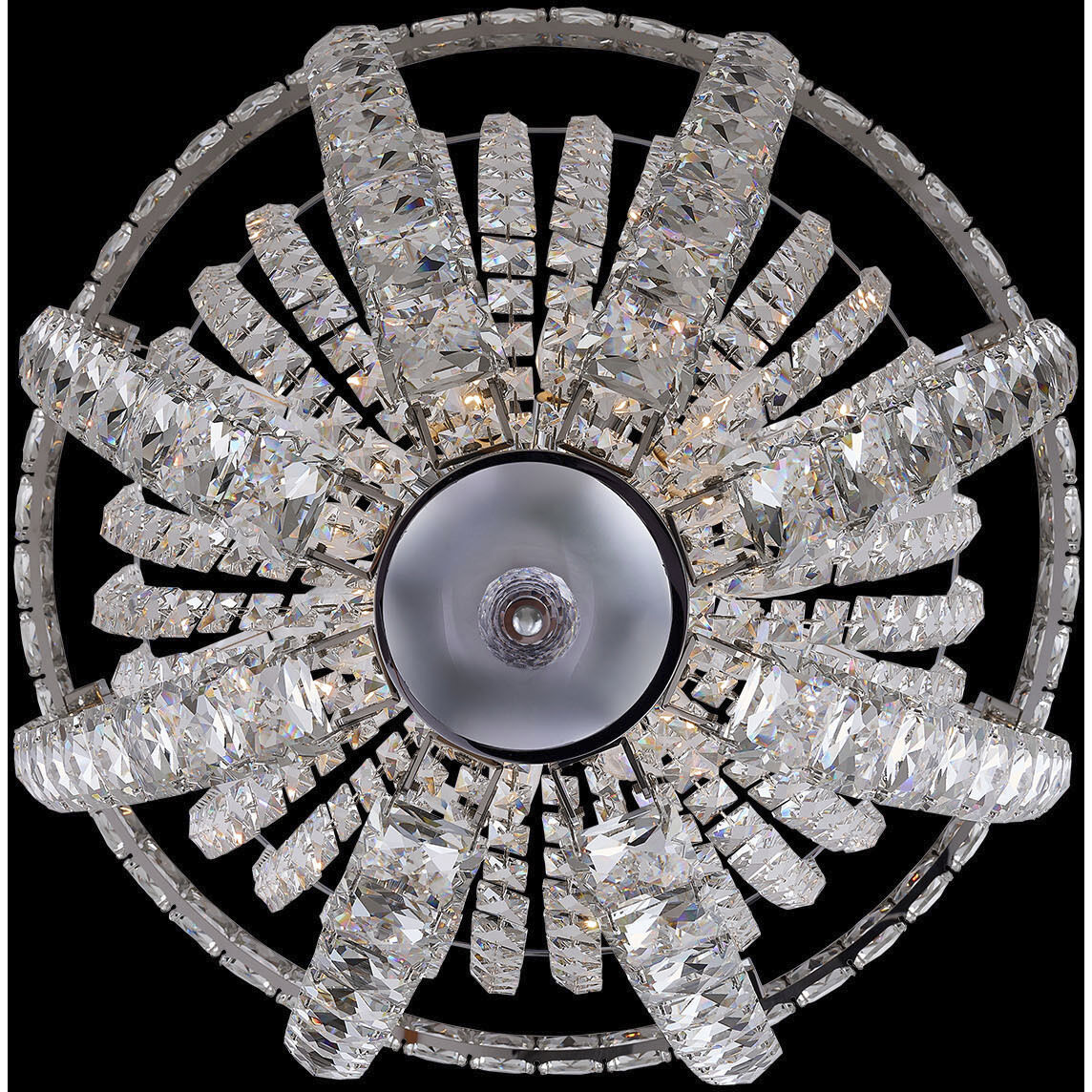 Scudo 20 Light 27 inch Chrome Pendant Ceiling Light