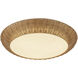 Alora Mood Merida 3 Light 20.75 inch Rattan Flush Mount Ceiling Light