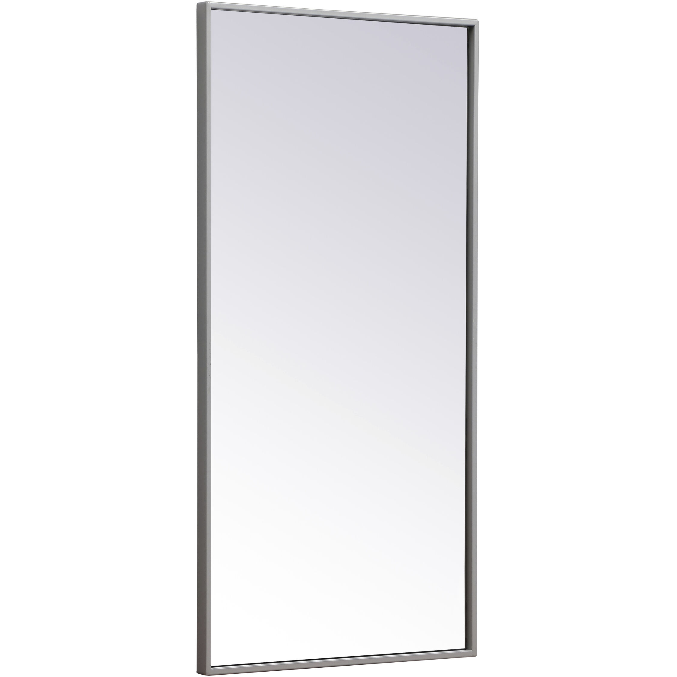 Monet 36 X 18 inch Grey Wall Mirror in Gray