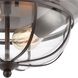 Manhattan Boutique 2 Light 13 inch Oil Rubbed Bronze Flush Mount Ceiling Light