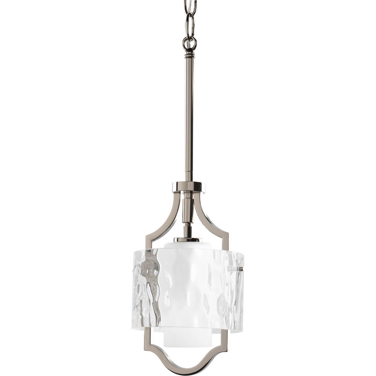 Gail 1 Light 6.38 inch Polished Nickel Semi-Flush Convertible Pendant Ceiling Light