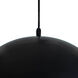Peridot 1 Light 23.5 inch Black Outdoor Pendant, Large