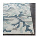 Cosmopolitan 96 X 30 inch Dark Blue/Medium Gray/Sea Foam/Light Gray/Ivory Rugs, Polyester
