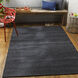 Acacia 90 X 60 inch Black Rug in 5 x 8, Rectangle