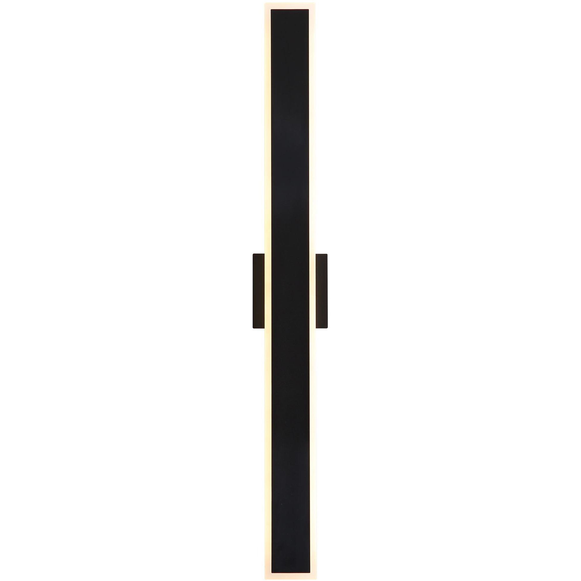 Obsidian LED 35.38 inch Sand Black Outdoor Wall