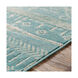 City 36 X 24 inch Aqua/Beige/Light Gray Rugs